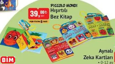PİCCOLO MONDİ HIŞIRTILI BEZ KİTAP